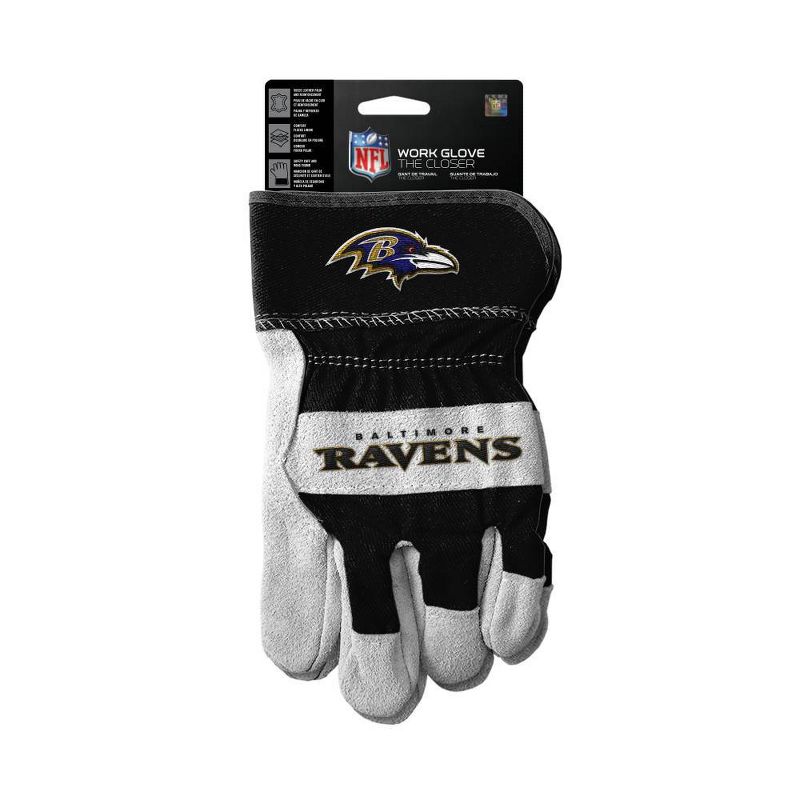 NFL Baltimore Ravens "The Closer" Work Gloves