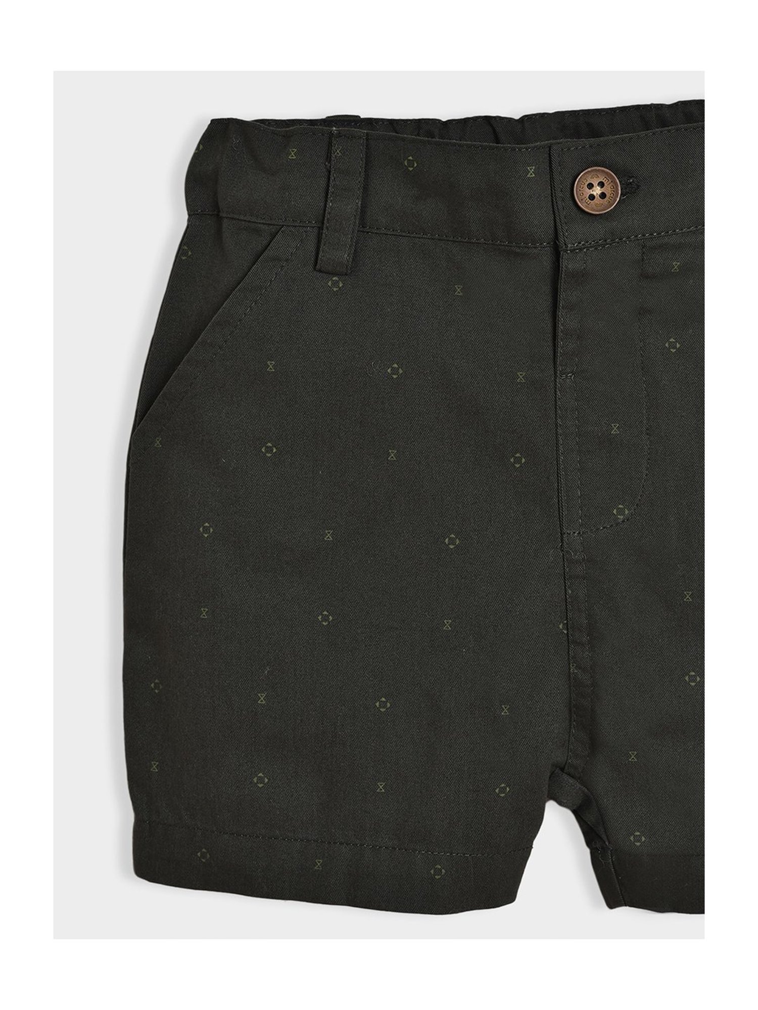 MiArcus Kids White & Black Printed T-Shirt with Shorts