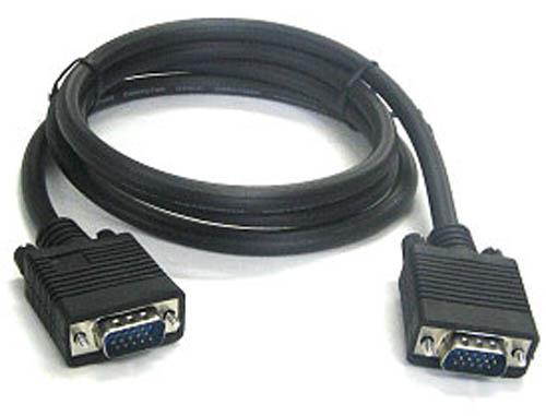 1Ft Foot SVGA VGA Monitor Video Cable Cord - Male to Male M-M - BattleBorn