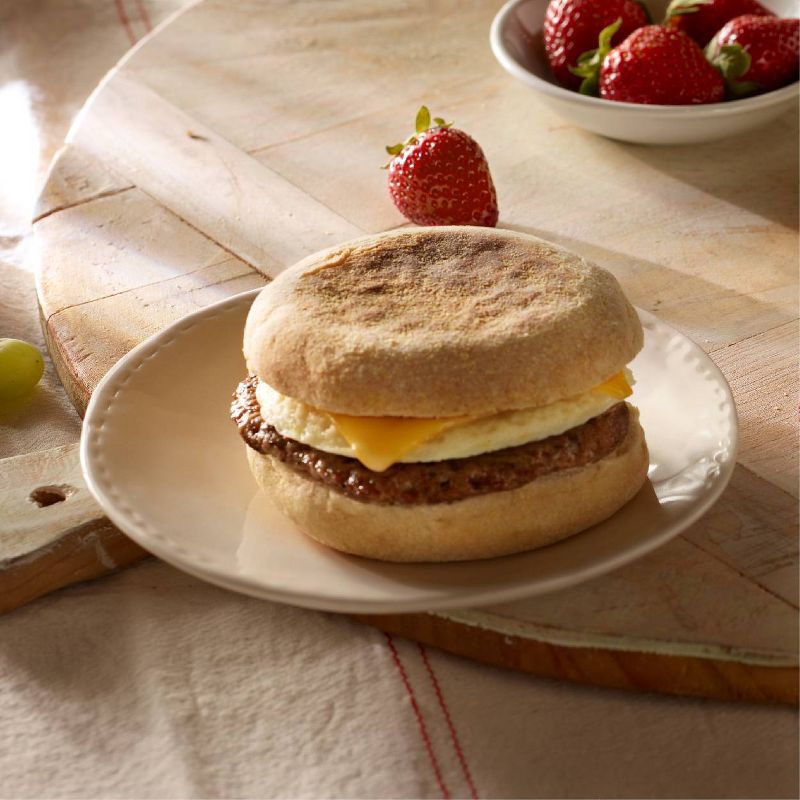 Jimmy Dean Delights Turkey Sausage, Egg Whites, & Cheese Frozen English Muffin - 4ct