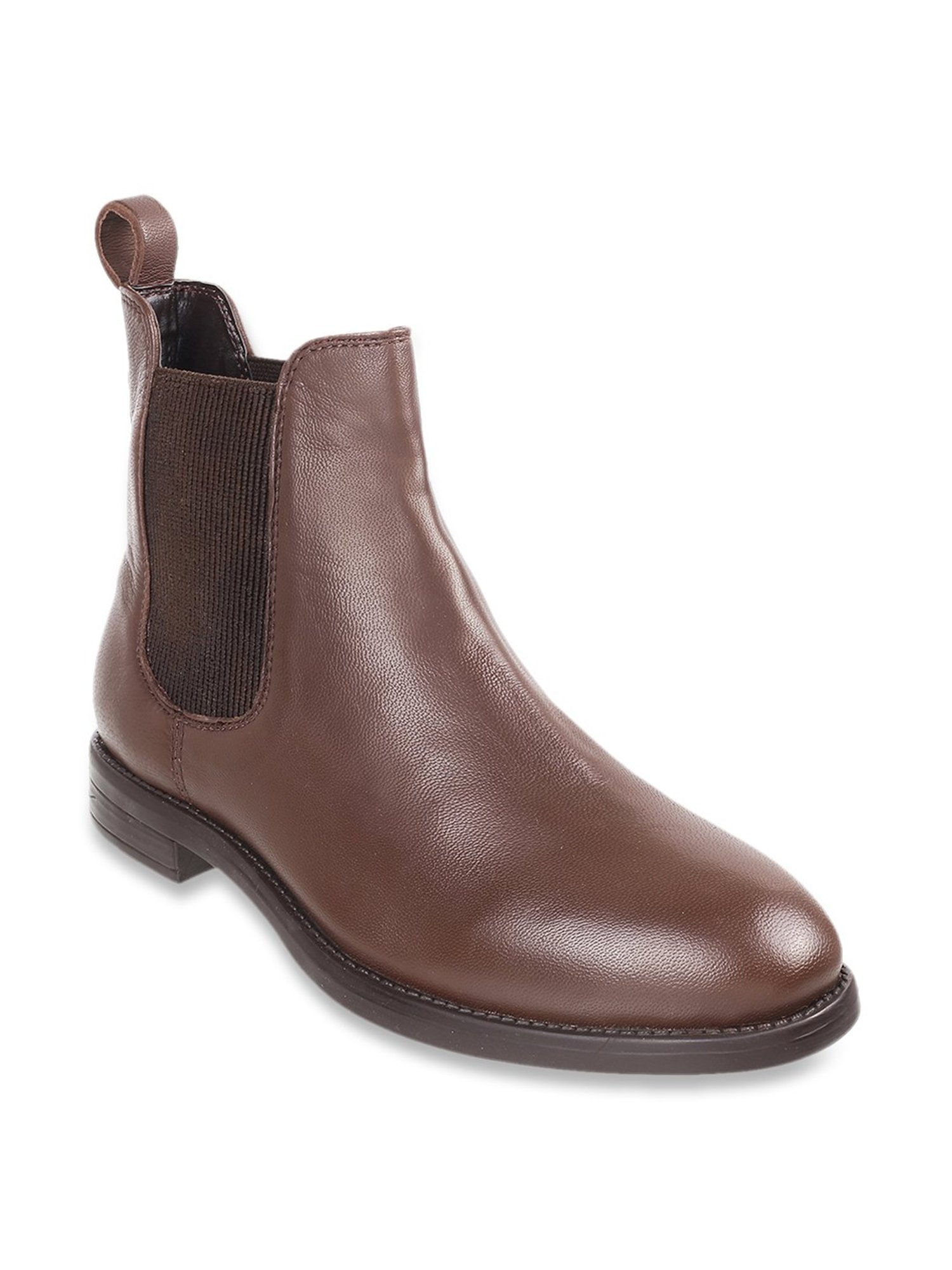 Mochi Women's Brown Chelsea Boots