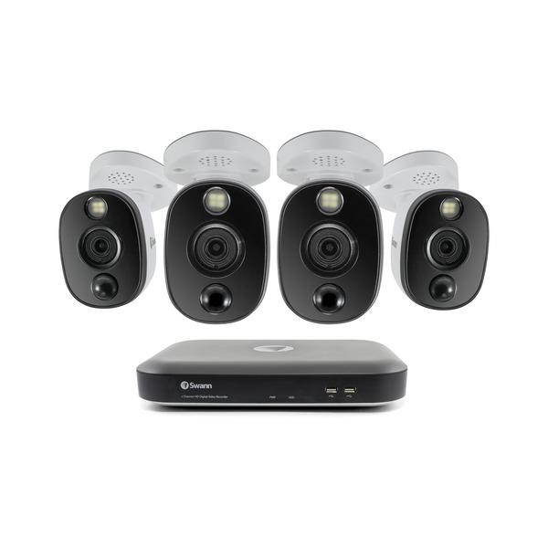 4 Camera 4 Channel 4K Ultra HD DVR Security System