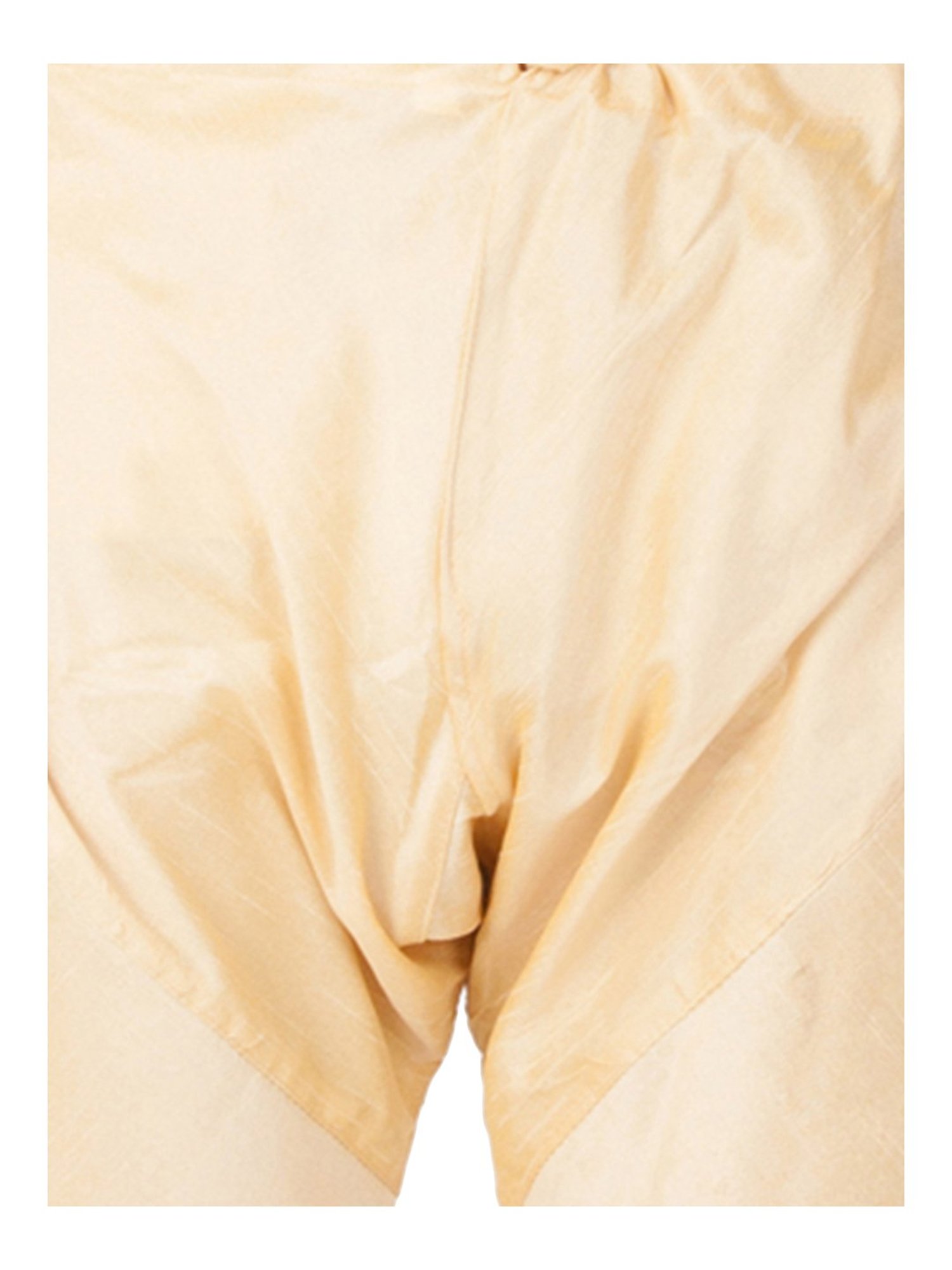 Ramraj ALAMEEN White Cotton Solid Dhotis