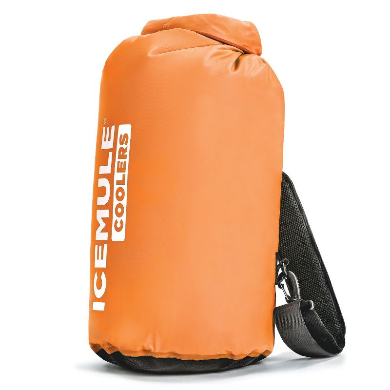 IceMule 1005 Classic Collapsible Portable Soft Sided Roll Top 15 Liter 12 Can Lightweight Insulated Waterproof Leak Proof Backpack Cooler Sling Bag