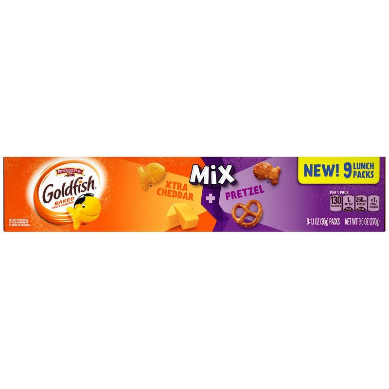 Goldfish Mix Traypack - 8.1oz/9ct