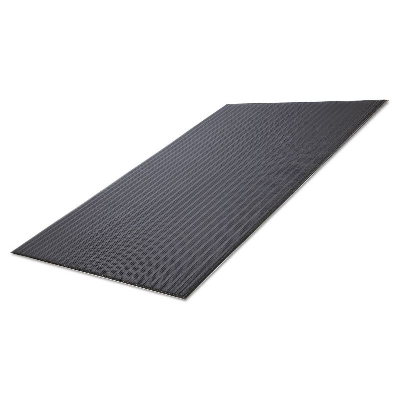 2'x3' Rectangle Solid Floor Mat Gray - Crown