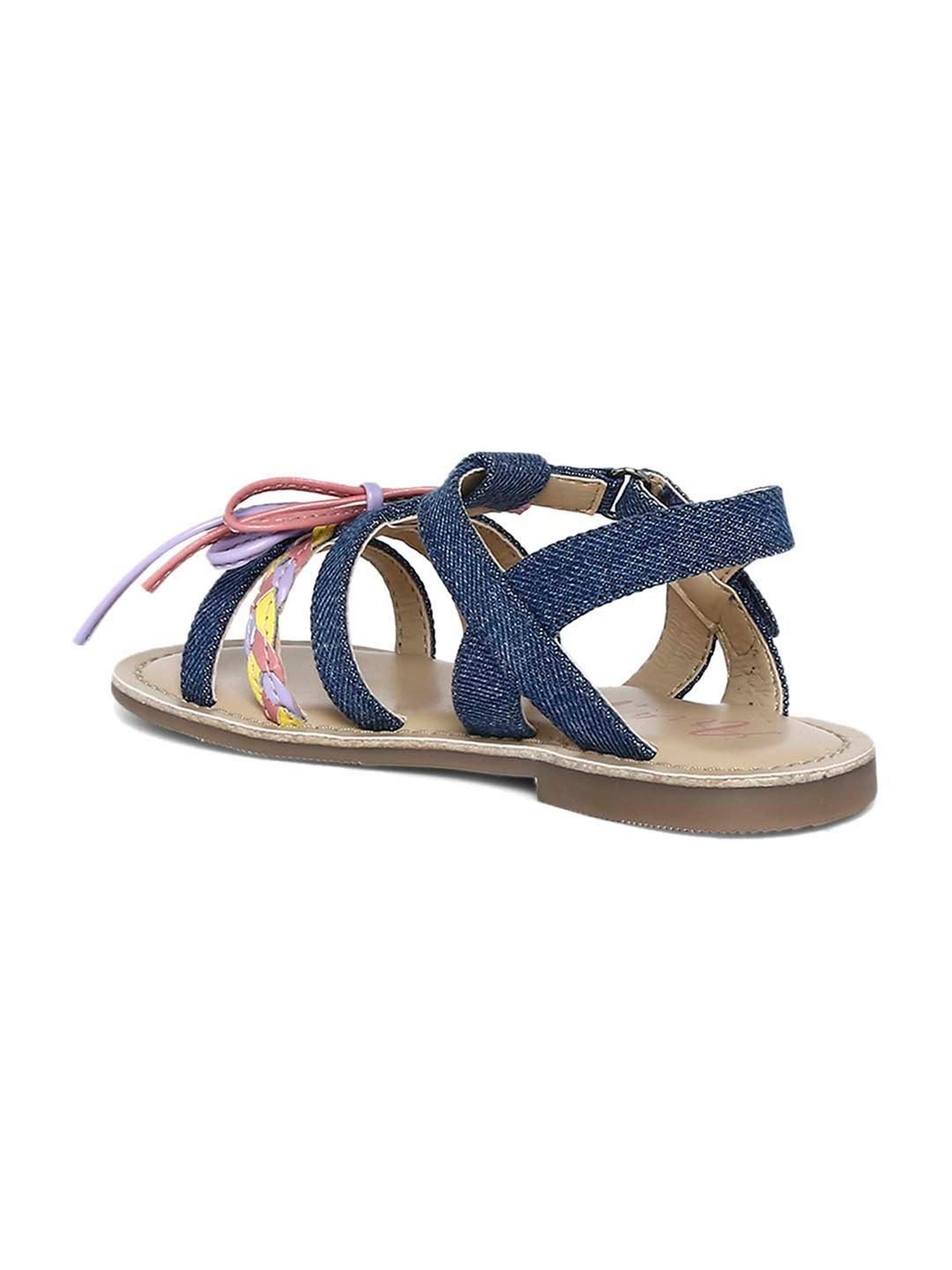 Aria Nica Kid's Funk Blue Ankle Strap Sandals