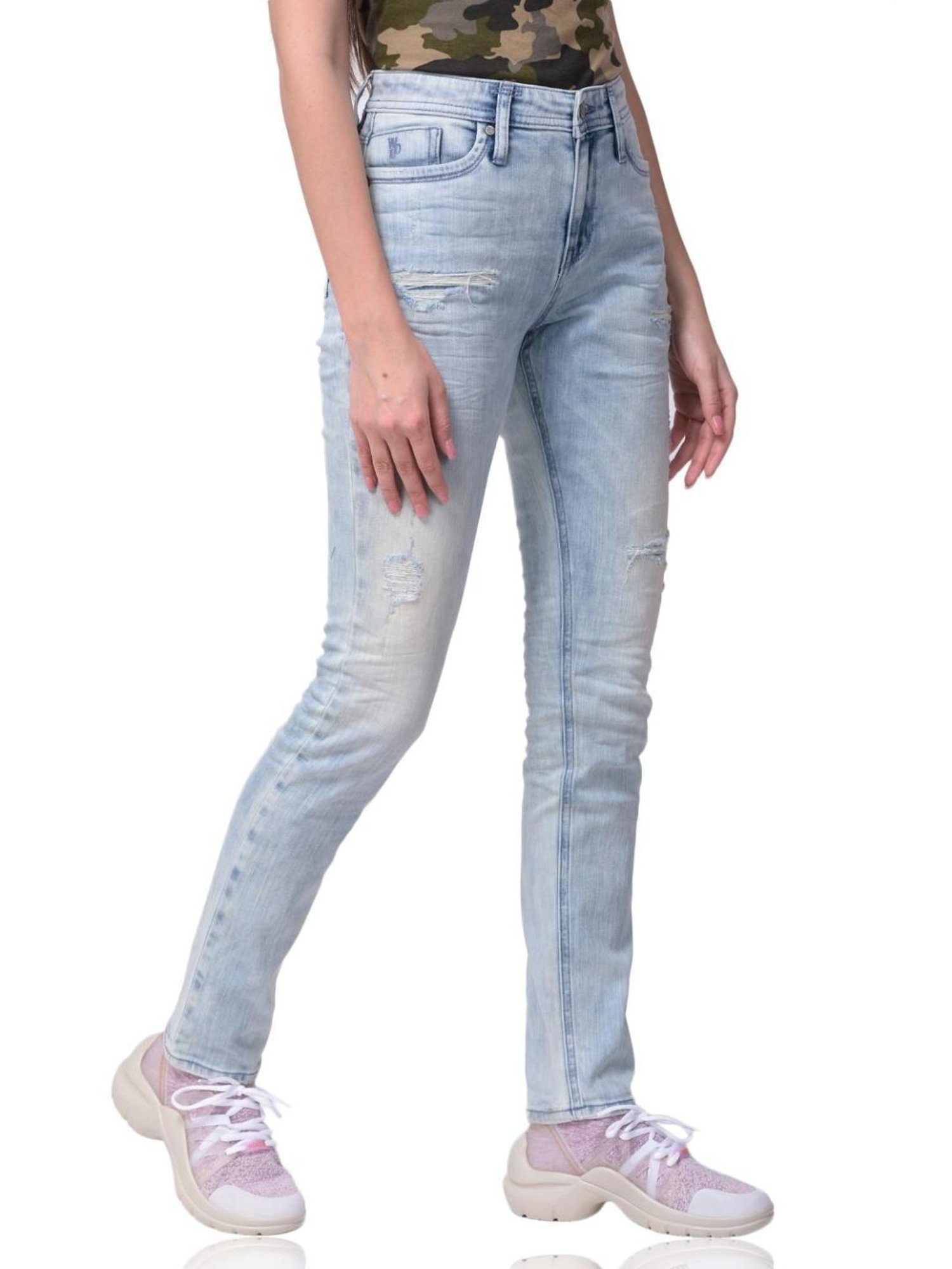 Woodland Light Blue Skinny Fit Jeans