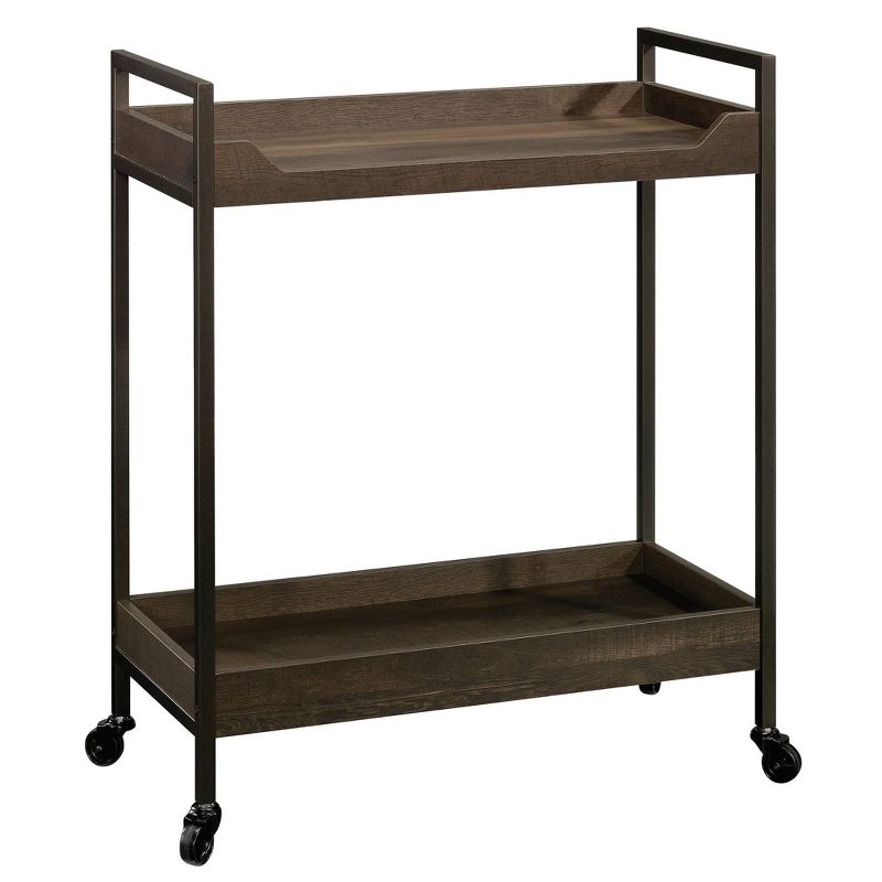North Avenue Cart Smoked Oak - Sauder