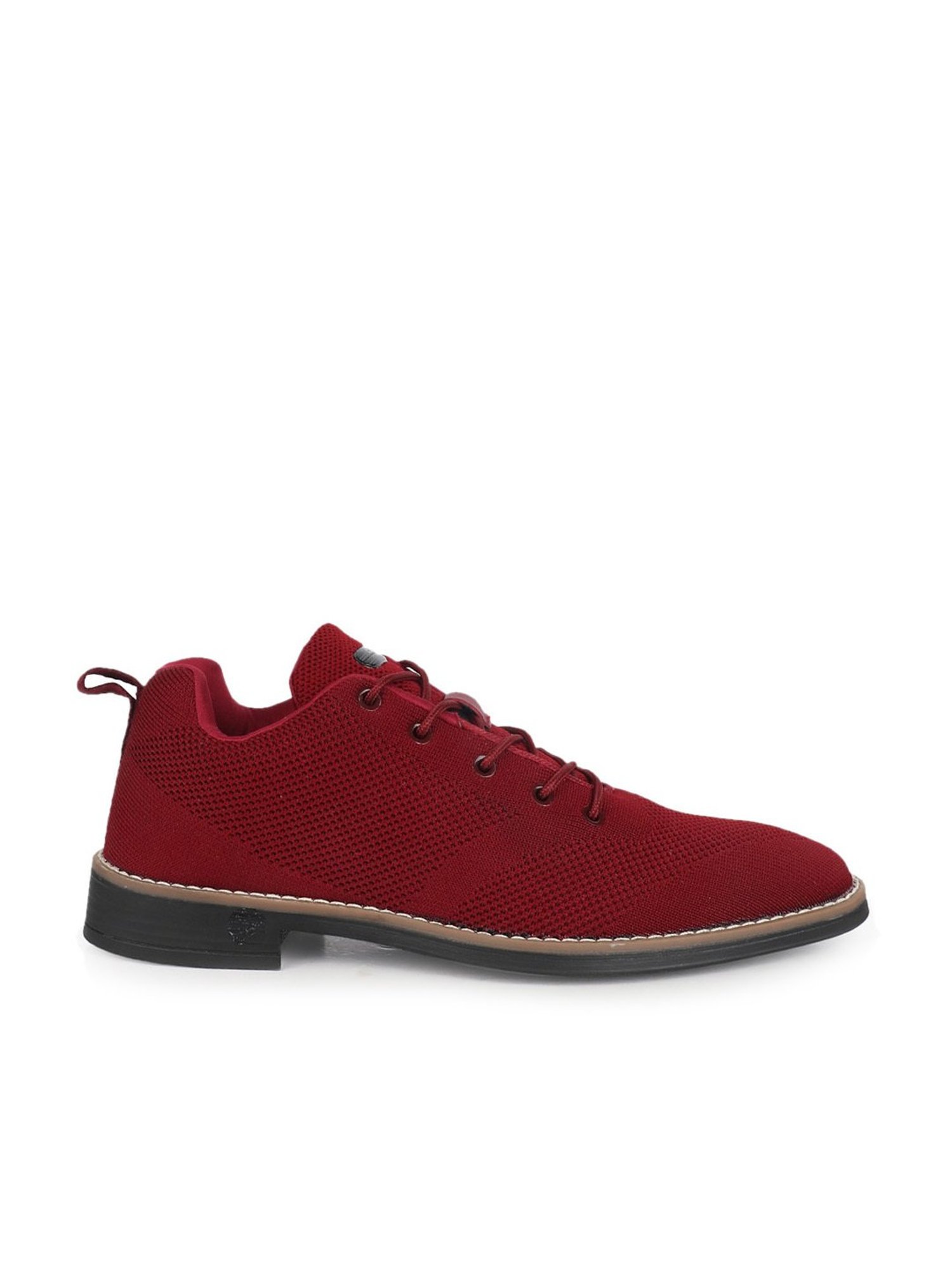 Columbus Men's Wine Oxford Shoes