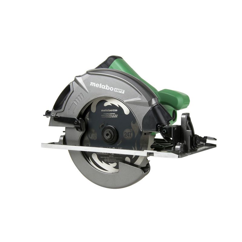 Metabo HPT C7SB3M 15 Amp Single Bevel 7-1/4 in. Corded Circular Saw with Blower Function, and Aluminum Die Cast Base