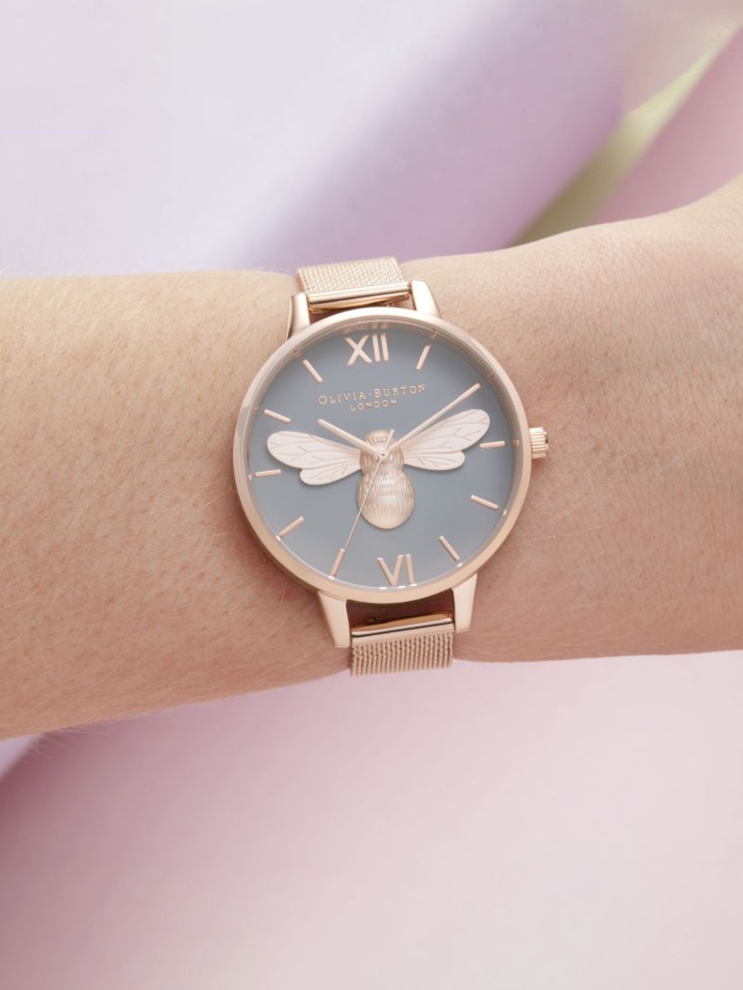 Olivia Burton OB16FB10 Lucky Bee Analog Watch for Women