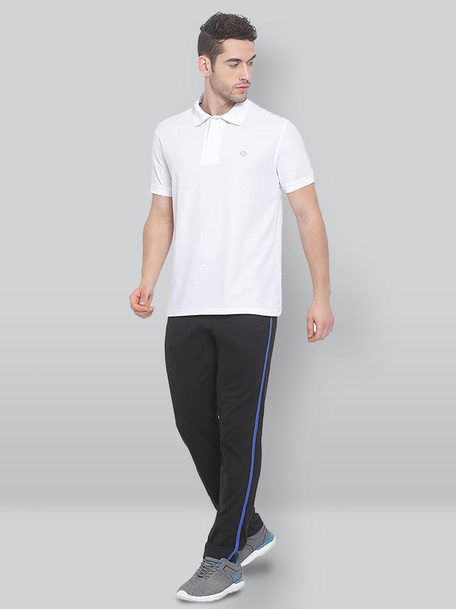 Lux Nitro White Regular Fit Polo T-Shirt