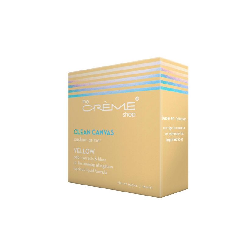 The Crème Shop Clean Canvas Cushion Prime - Yellow - 0.53oz