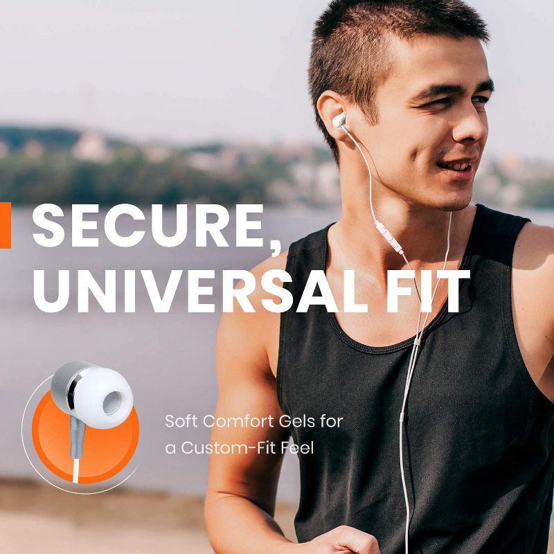 Helix - In Ear Wired Headphones For Apple Lightning Devices - White