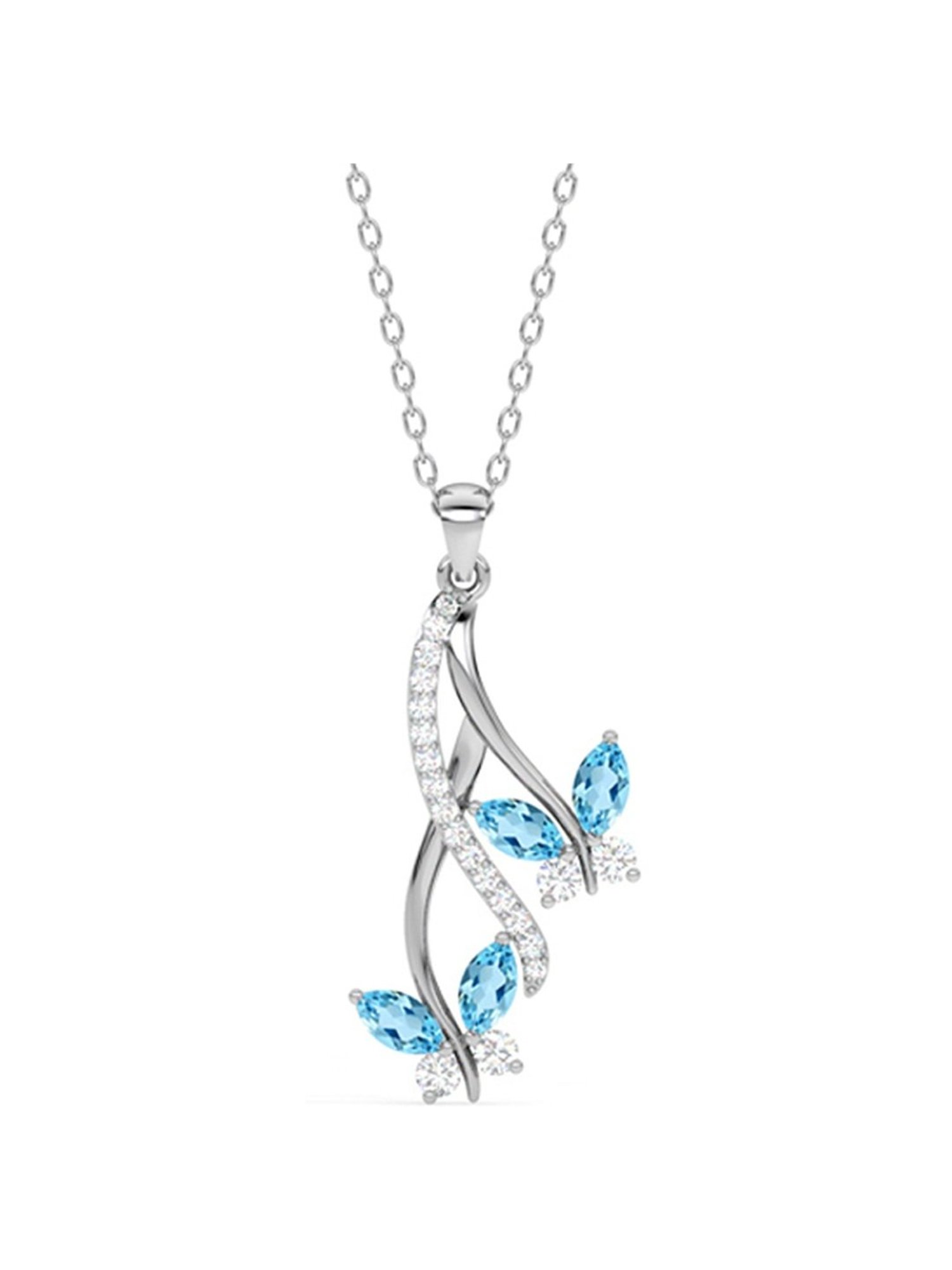 Silberry 925 Silver Solitaire Dream Pendant & Earrings