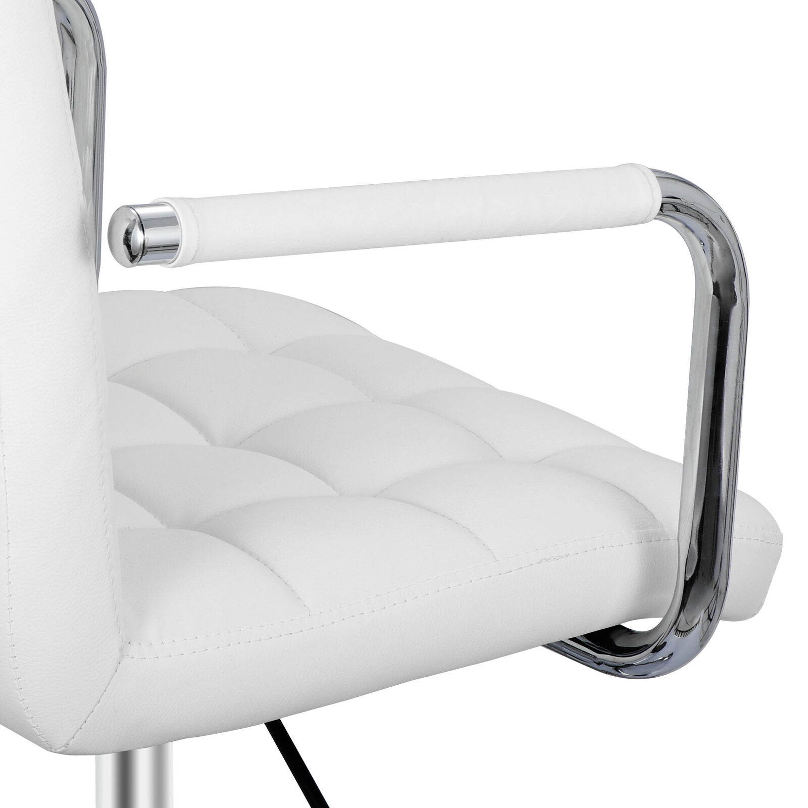 Modern Midback Armrests Office Chair Desk Office Chair with Wheels Swivel Chair Adjustable Height