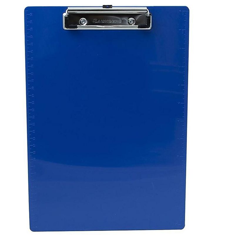 Saunders Plastic Clipboards, Letter Size, Red/Bl SAU22601