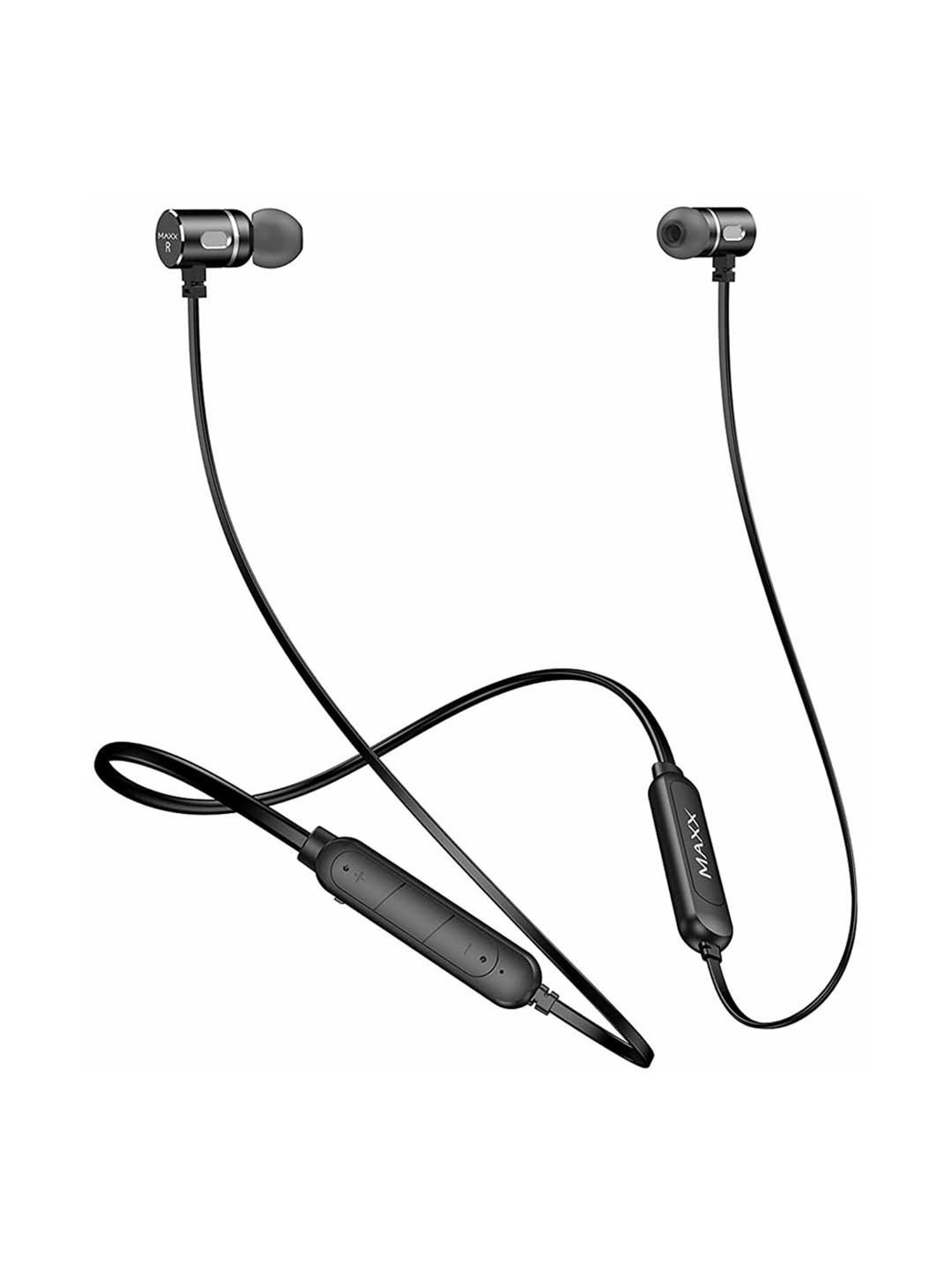 Maxx NX5 Wireless Neckband with Rapid Charge (Black)