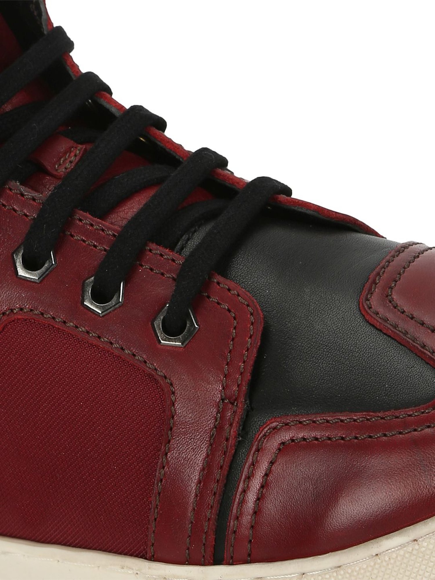 Royal Enfield Men's Maroon Boots