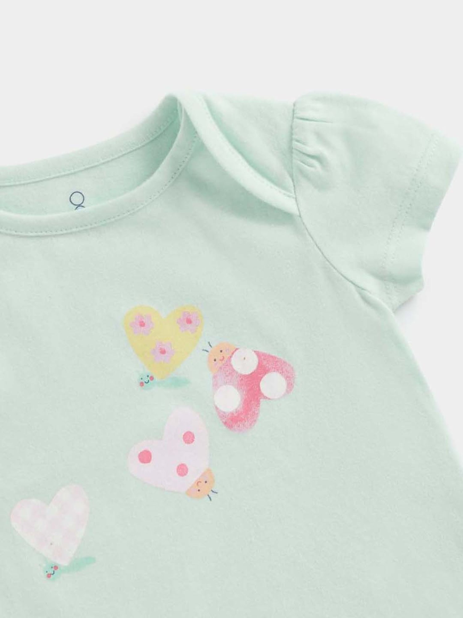 Mothercare Kids Green Cotton Printed T-Shirt