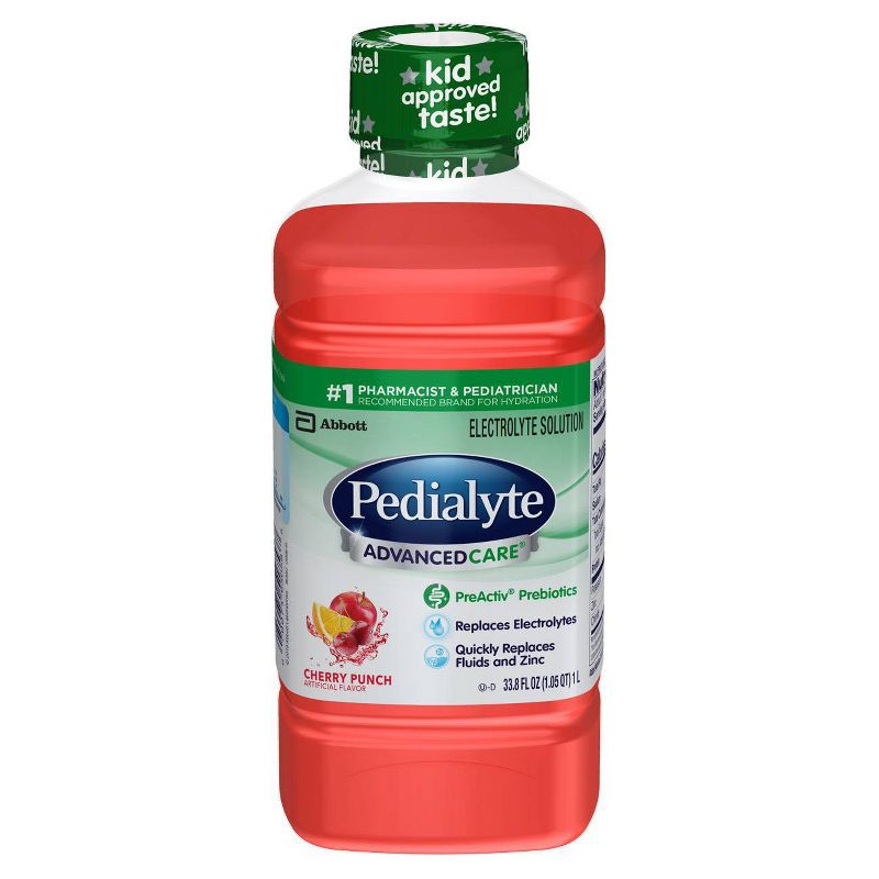 Pedialyte AdvancedCare Electrolyte Solution - Cherry Punch - 33.8 fl oz