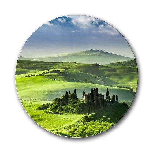 Scenic Mountains Nature Round THICK Mousepad Mouse Pad Great Gift Idea