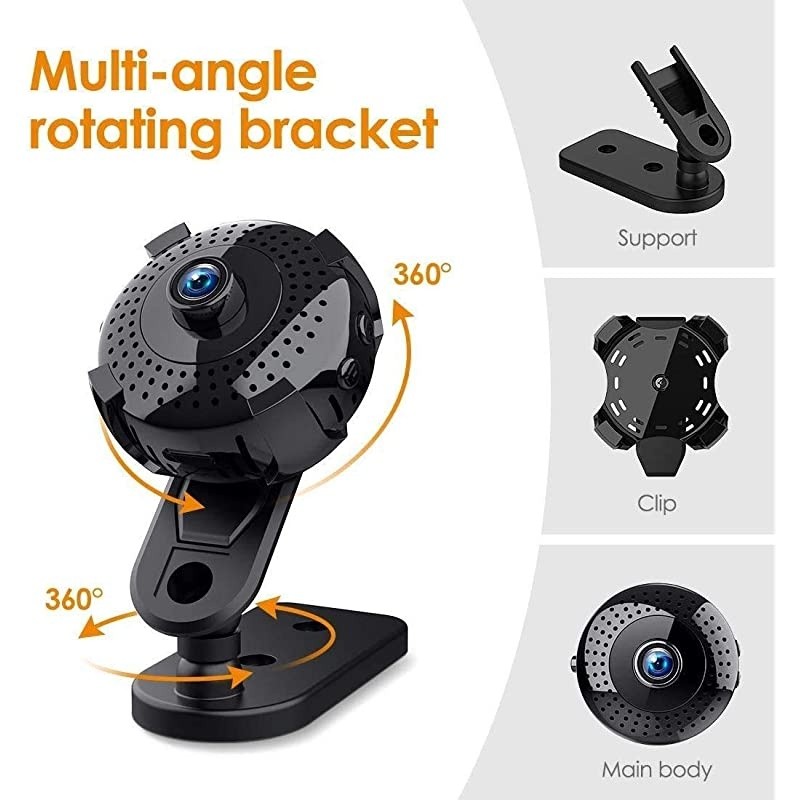 Spy Camera HD 1080P Mini Hidden Camera Security Camera Wireless Camera with Motion Detection for iPhone/Android Phone/Ipad/Pc