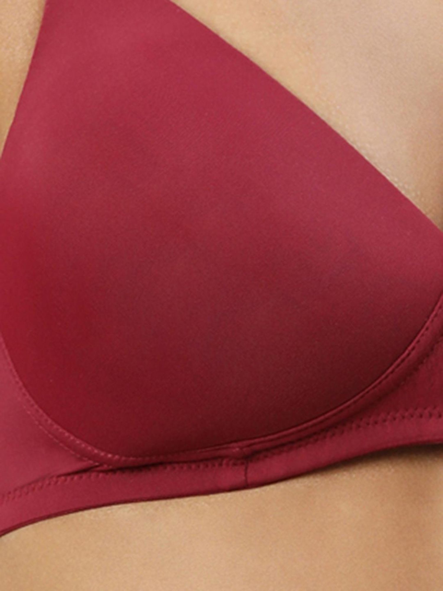 BLOSSOM Maroon Medium Coverage Everyday Bra
