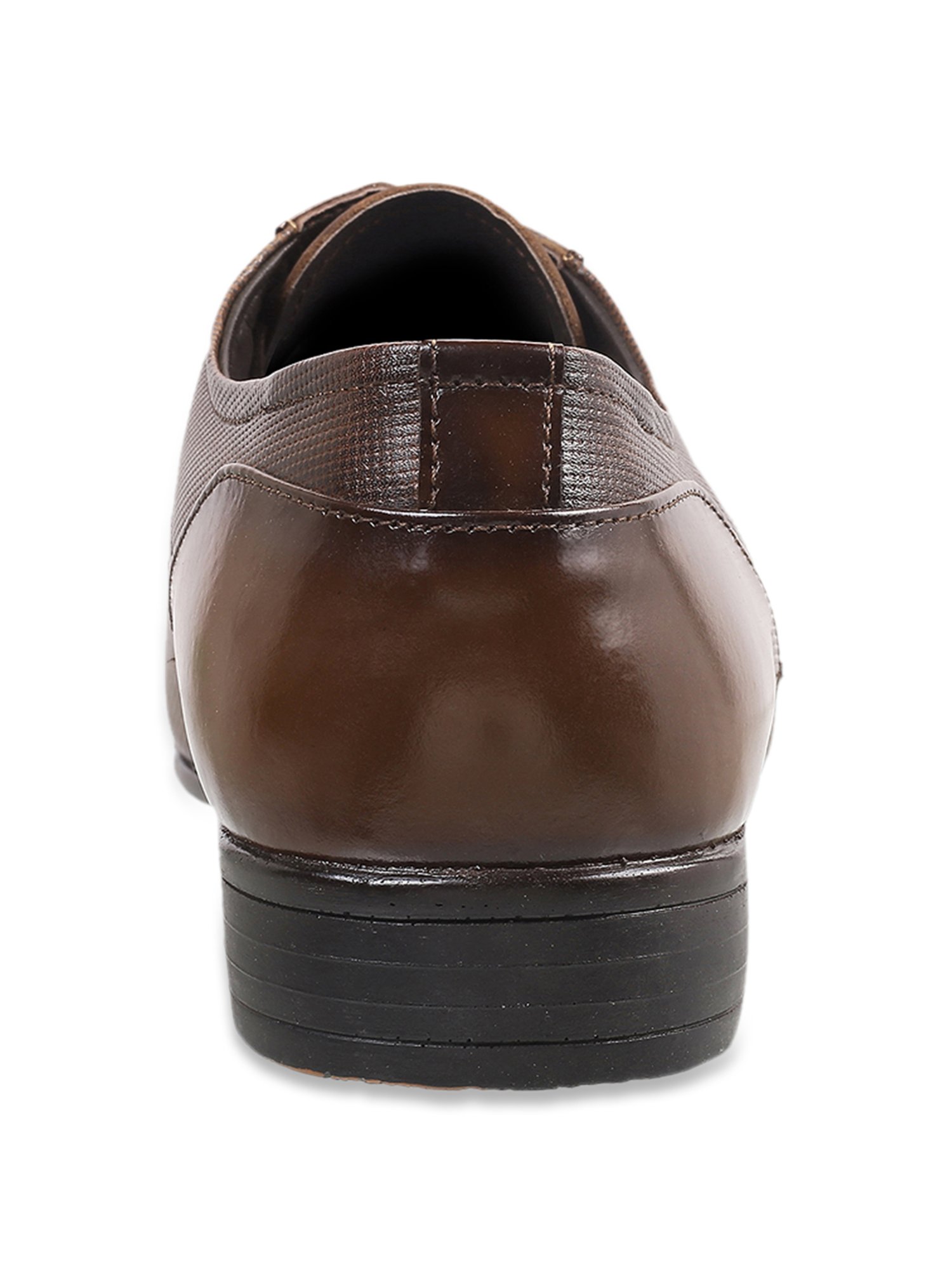 Mochi Men's Brown Shoe Lace-up