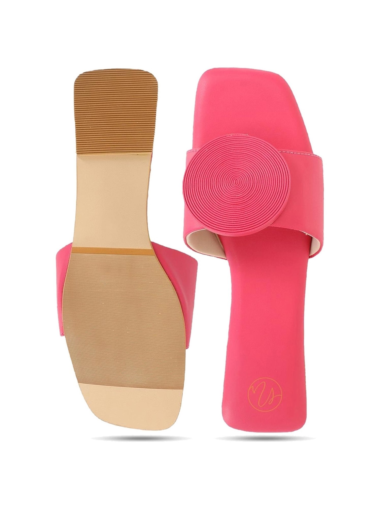 NR by Nidhi Rathi Women's Fuchsia Casual Sandals