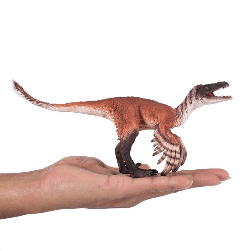 Mojo Dinosaur Troodon with Articulated Jaw Realistic Figure