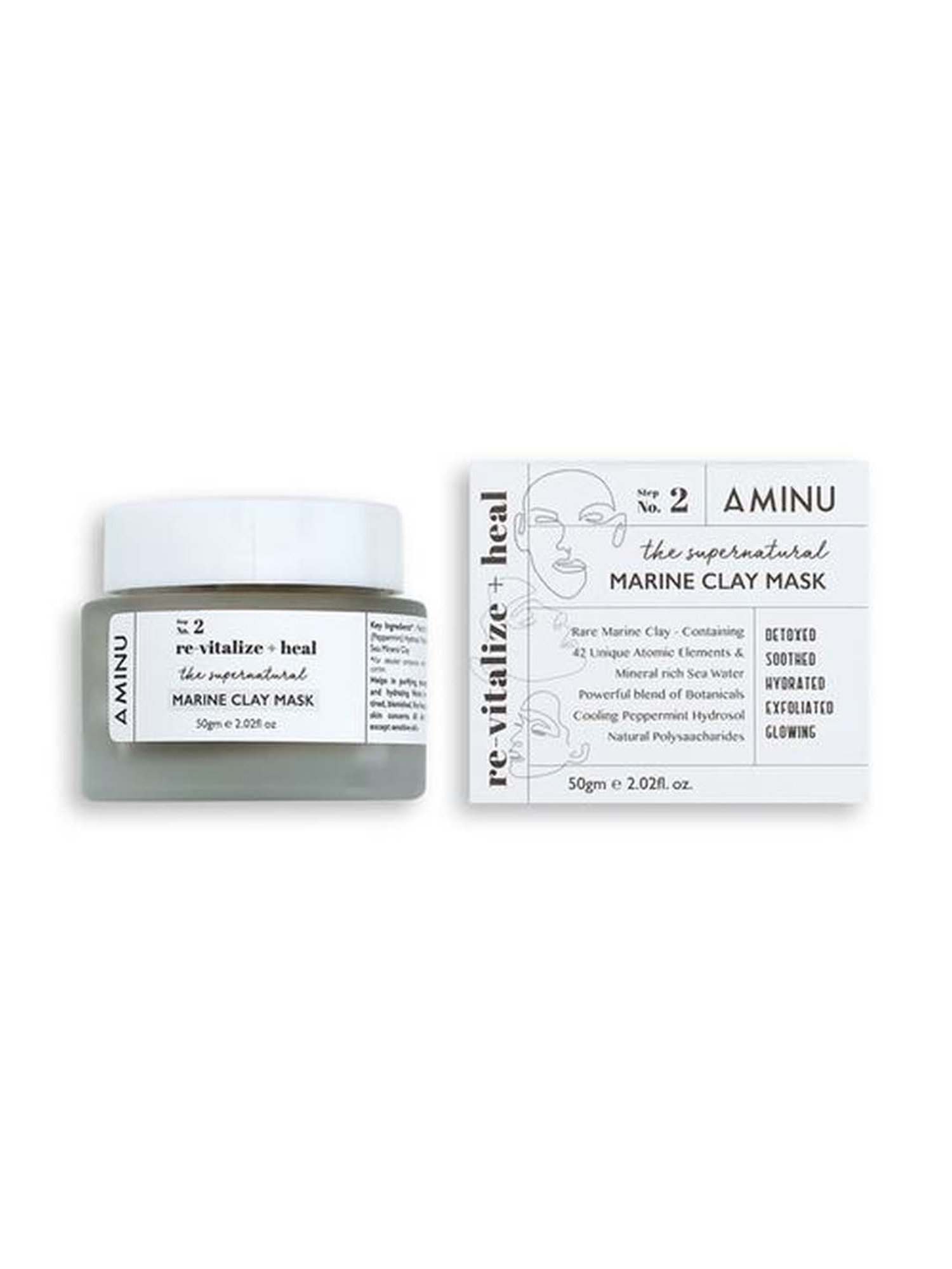AMINU The Supernatural Marine Clay Mask - 50 gm