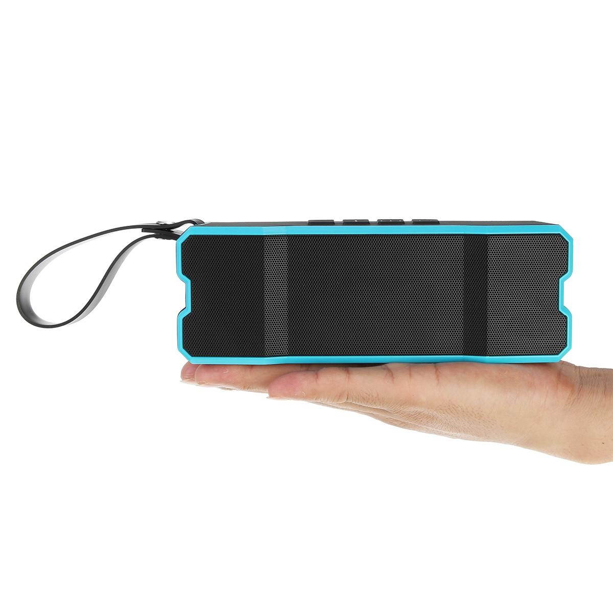 Portable IPX6 Waterproof Super Bass Bluetooth 4.0 MINI Speaker Outdoor Subwoofer - Blue