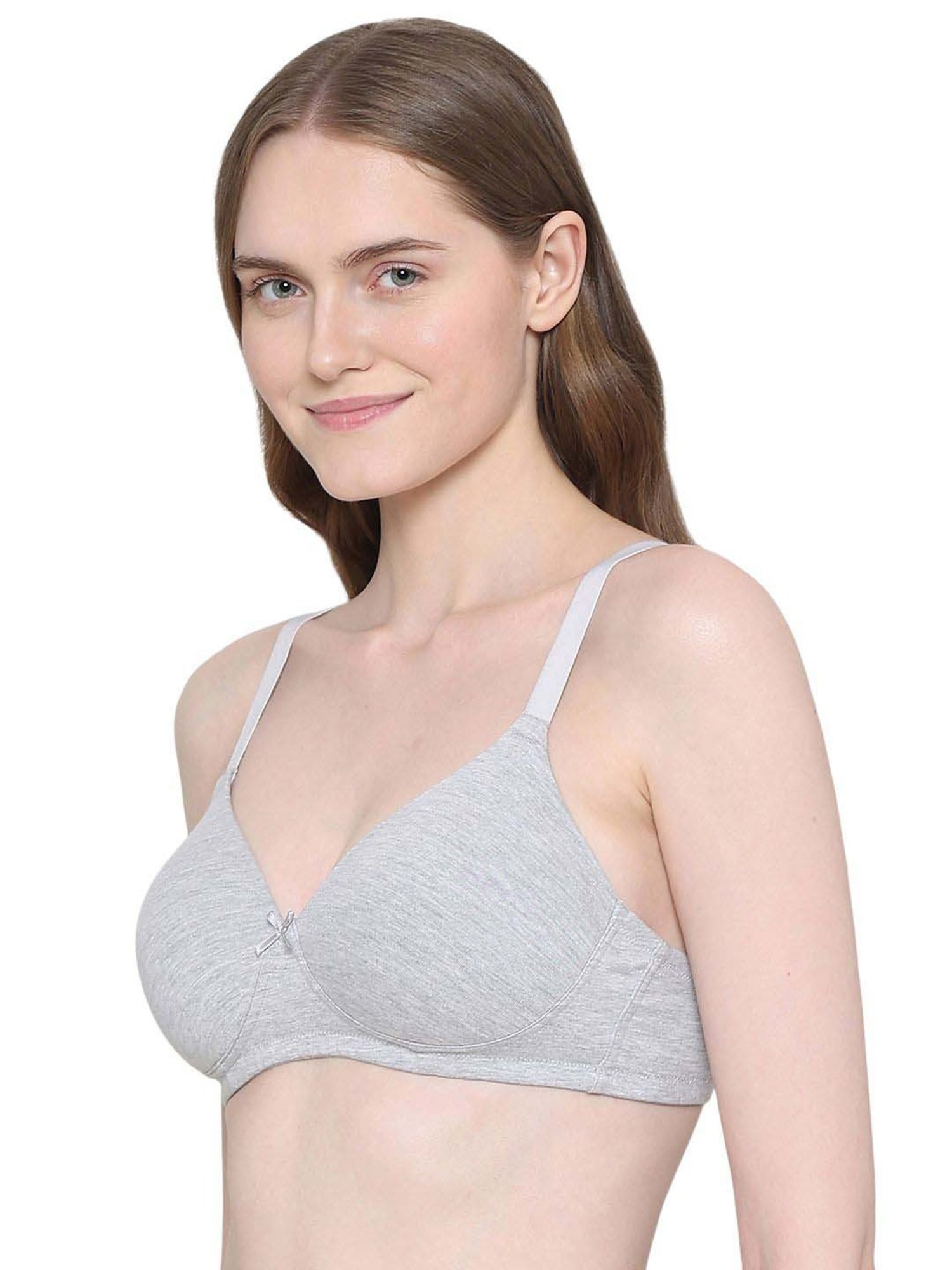 Wacoal Grey Cotton T-Shirt Bra