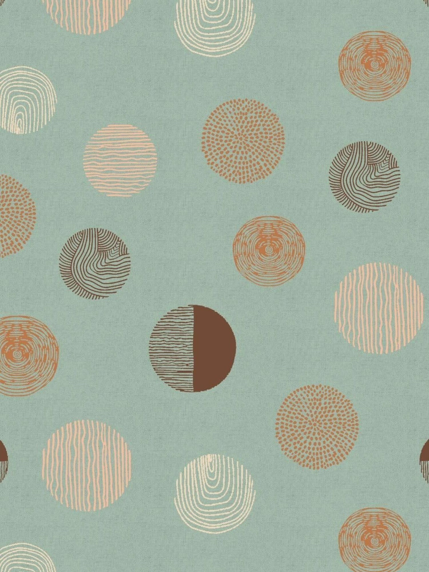 SPACES DRAPE STORY Boho Digital Print Sage Green Polyester 5 ft Window Curtains - Set of 2