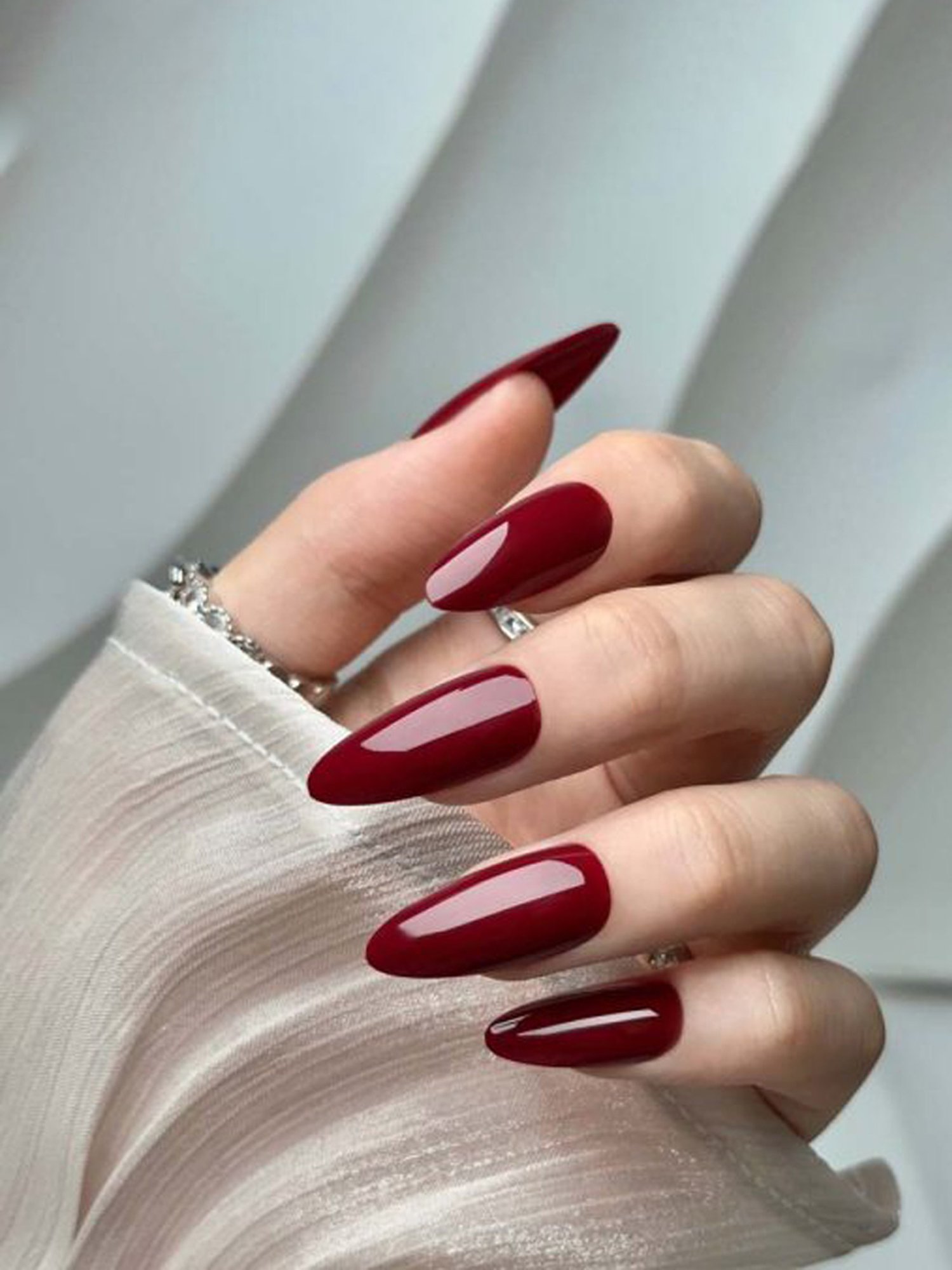 Polish Me Pretty Gel Polish Press-On Nails Sangria - Set of 24