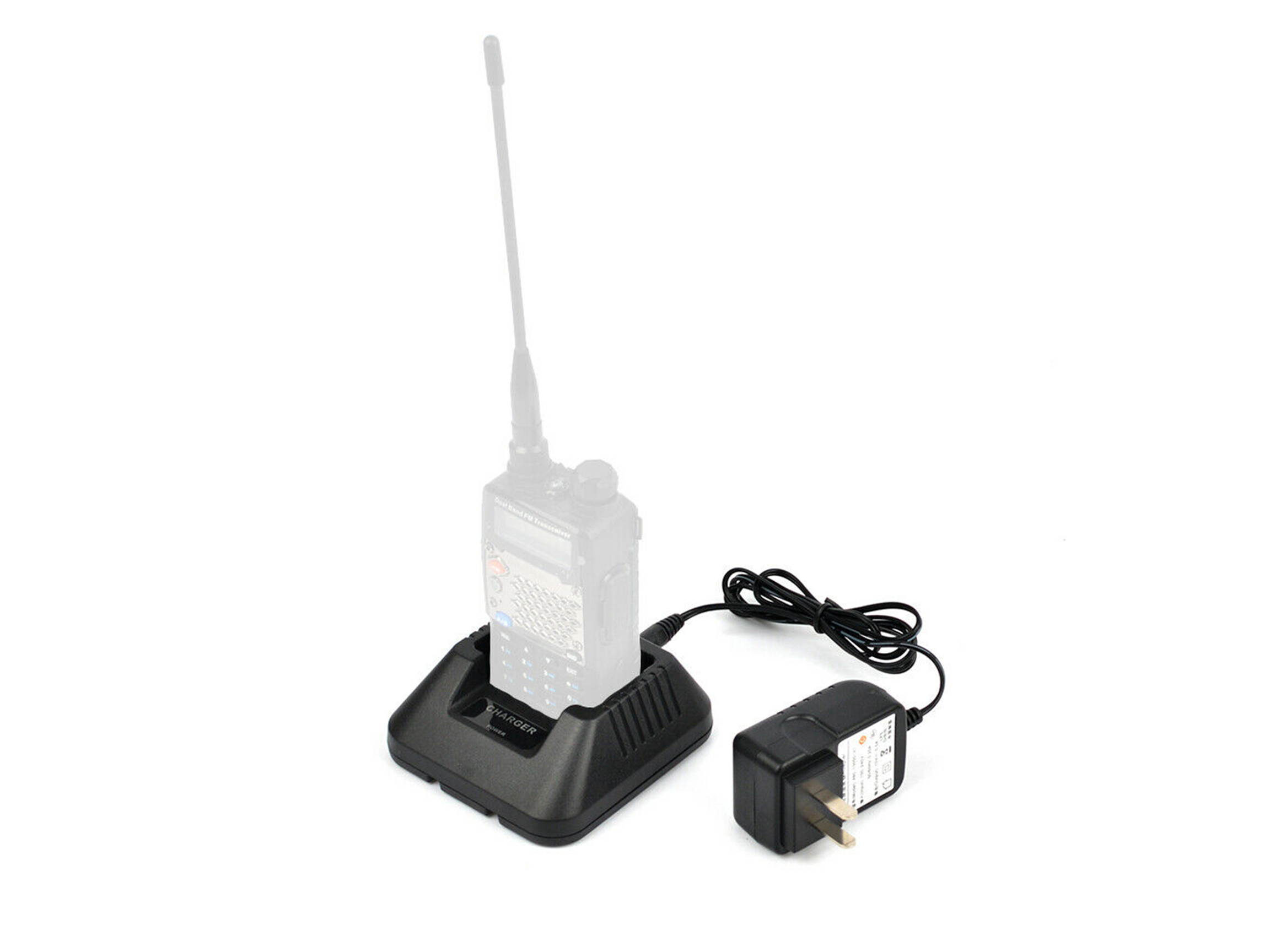 HYS Two Way Radio Base Desk Charger  Car Charge Cable DC 12-24V for Baofeng UV5R UV5RA UV5RB UV5RE