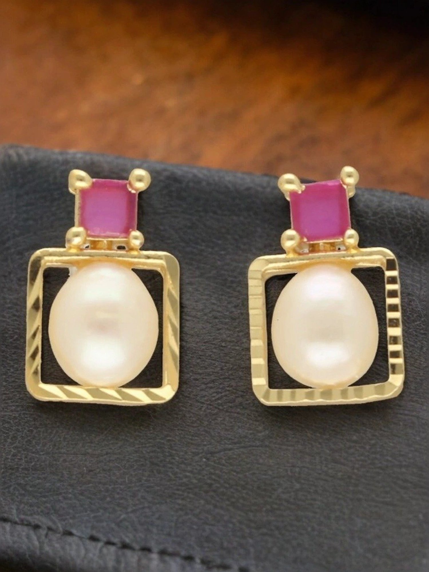Sri Jagdamba Pearls Zoya Pearl Earrings for Women and Girls