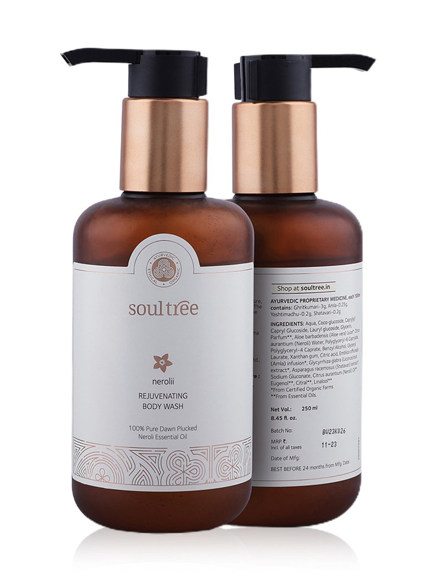 SoulTree Nerolii Rejuvenating Body Wash - 250 ml