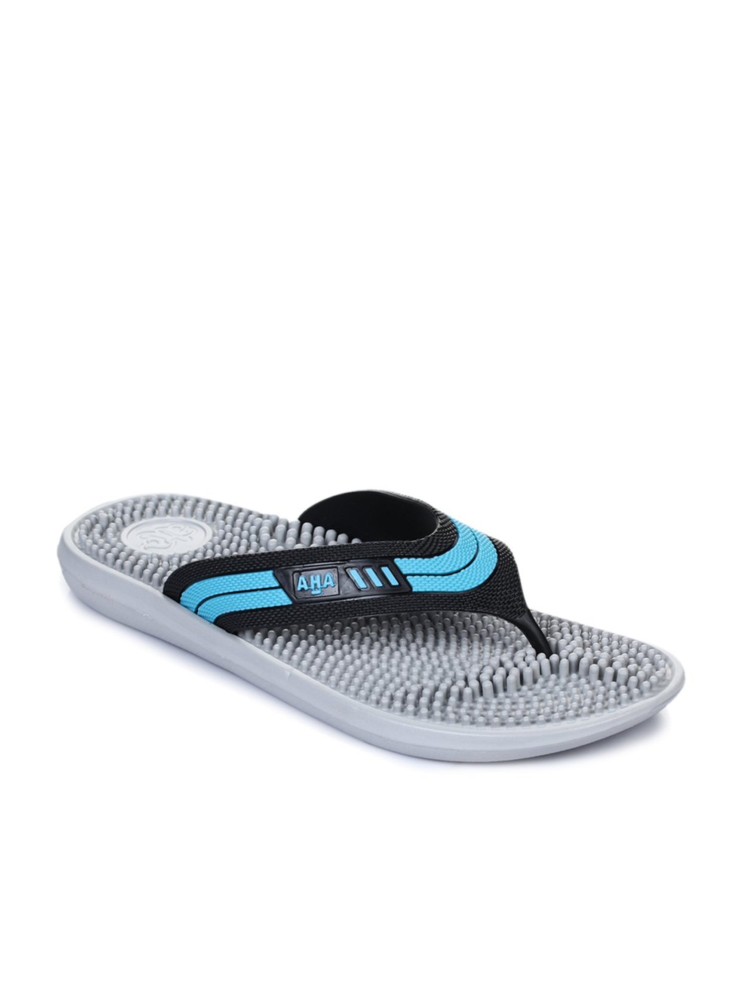 Aha by Liberty Sky Blue & Grey Flip Flops
