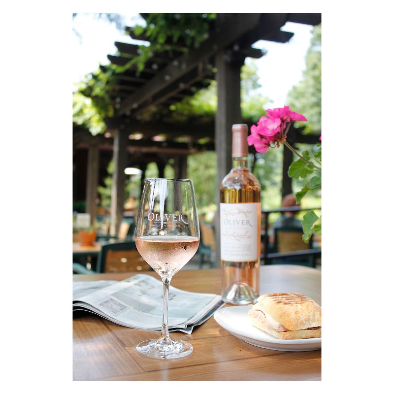 Oliver Vine Cherry Moscato Rosé Wine - 750ml Bottle