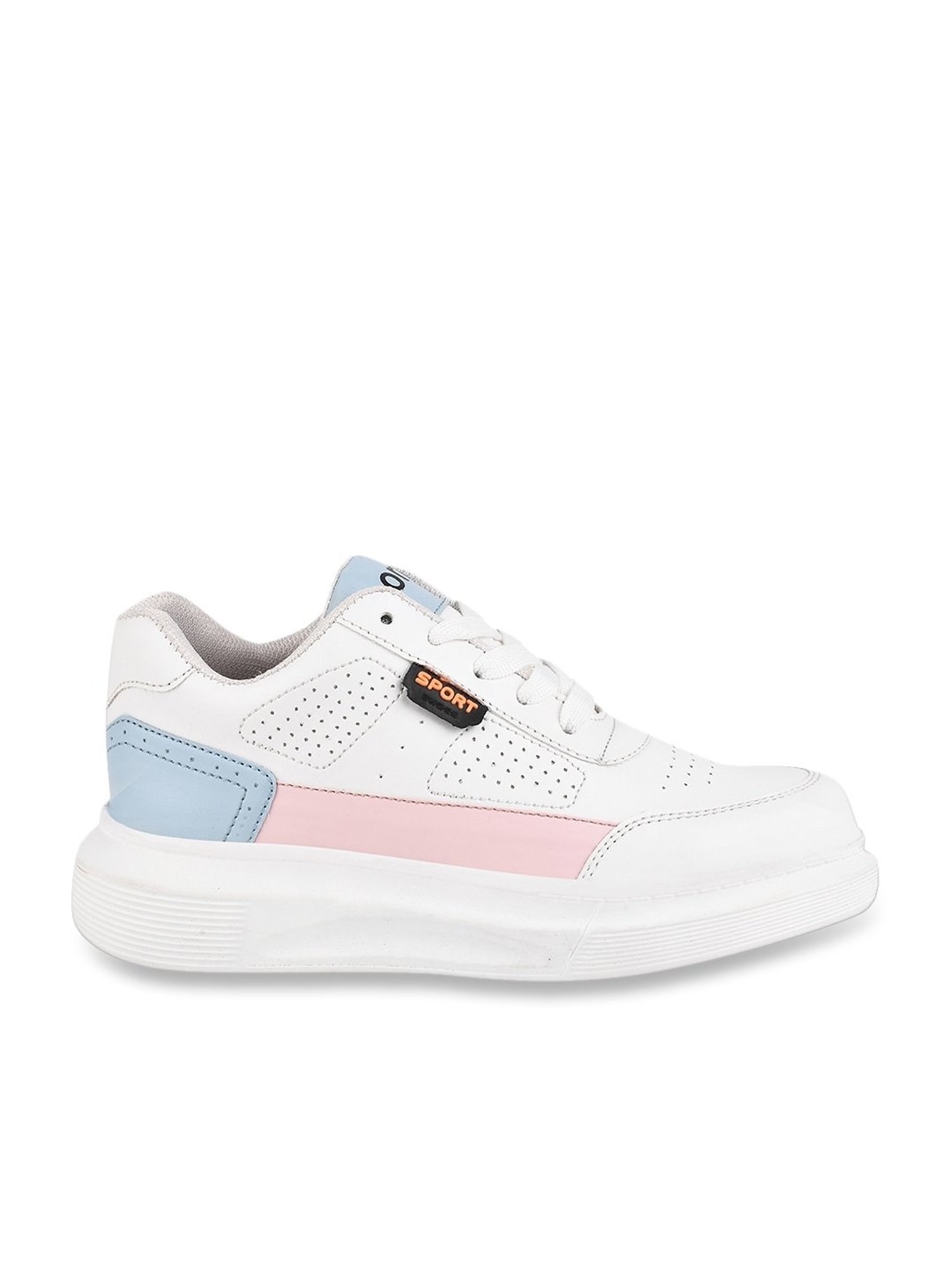Shoetopia Women's White Sneakers