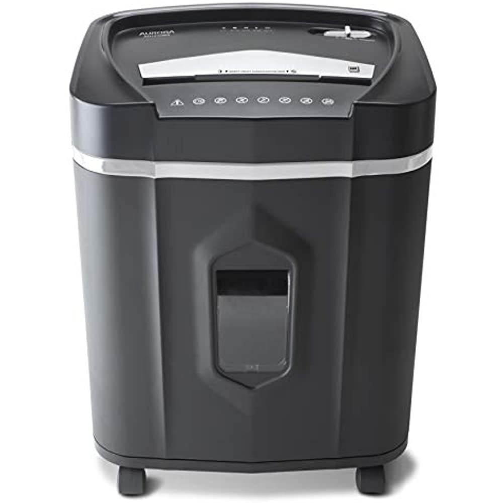 Aurora AU1210MA Professional Grade High Security 12-Sheet Micro-Cut Paper/ CD and Credit Card Shredder/ 60 Minutes Continuous Run Time