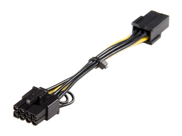 StarTech.com PCIEX68ADAP 6.1 in. PCI Express 6 pin to 8 pin Power Adapter Cable