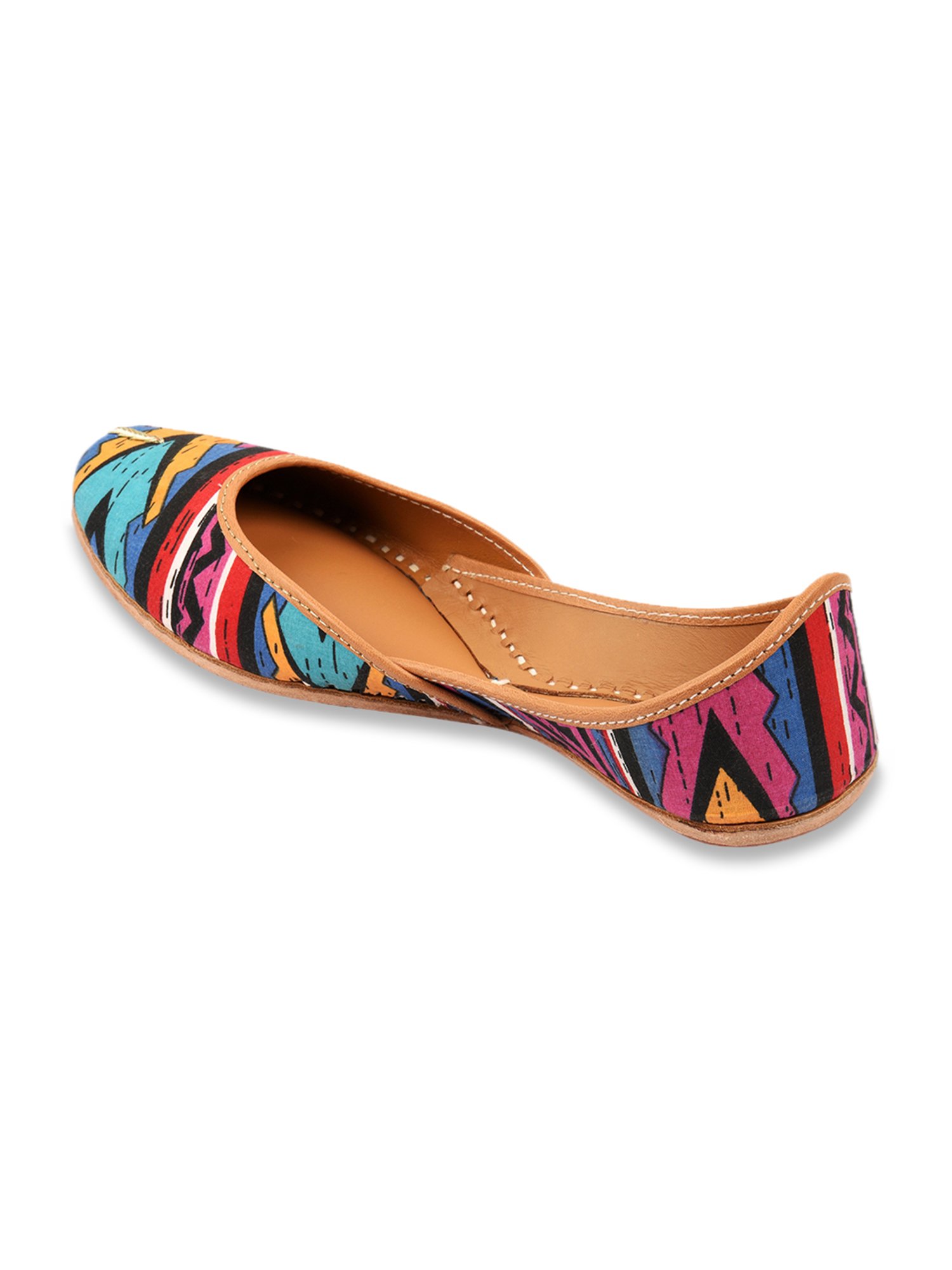 Desi Colour Women's Multicoloured Ethnic Juttis
