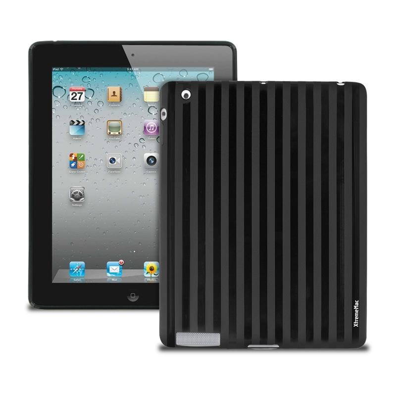 XtremeMac Tuffwrap Protective Shine Case for iPad 2 3 4 Black Stripe