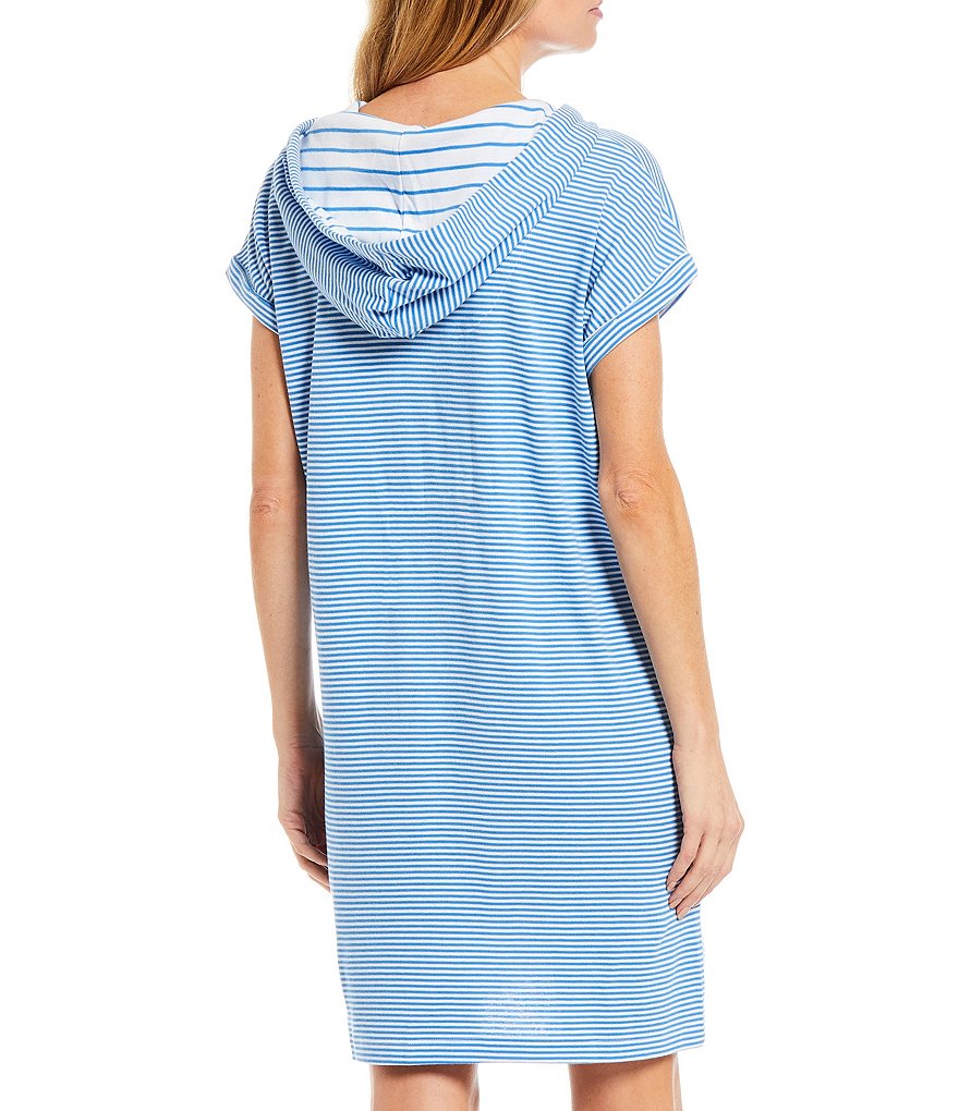 Natori Bloom Printed Satin Woven Zip Front Caftan