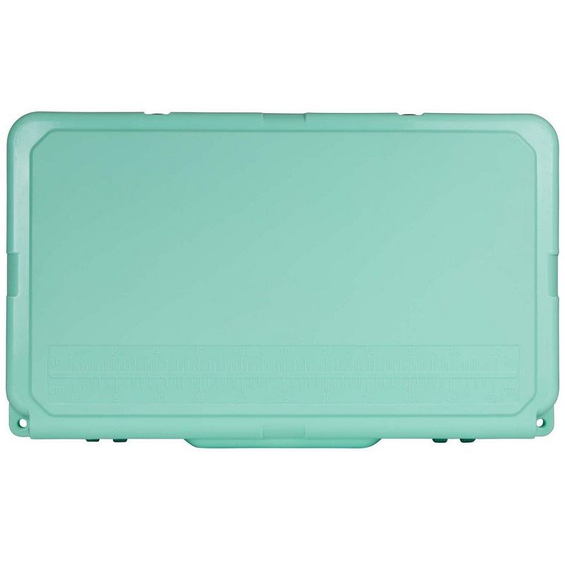 Driftsun Heavy Duty Rotomolded Thermoplastic UV Resistant Portable 45 Quart Insulated Hardside Ice Chest Beverage Cooler, Sea Foam