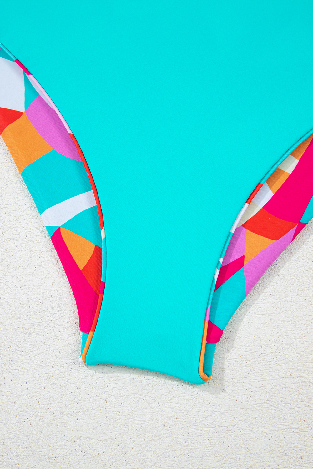 Black Plant Print Zip Front Half Sleeve One Piece Swimsuit